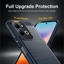 Silikon f�r Xiaomi Redmi 17 4G / 5G Carbon Design Design TPU Blau