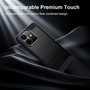 Silikon Xiaomi Redmi Note 17 Pro 5G Carbon Design Design TPU Schwarz