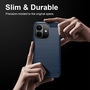 Silikon f�r Xiaomi Redmi Note 17 Pro 5G Carbon Design Design TPU Blau