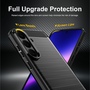 Silikon f�r Samsung Galaxy S26 FE Carbon Design Design TPU Schwarz