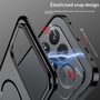 Metall Snap Rahmen Xiaomi Poco F9 Ultra 5G Magnetisches Matt Schwarz