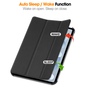 3folt Apple iPad Mini 2026 Wake UP Smartcover Wake UP / Sleep Schwarz
