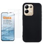 + Schutzglas f�r Xiaomi Redmi 17 5G / 4G TPU 9H Glas 2 in 1 Bundle