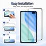 2x Panzerfolie f�r Apple iPhone Duo 9H Hartglas Full Cover HD Klar