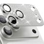 3D Kamera Schutzglas Diamant Apple iPhone 18 Pro Hart Linsen Silber