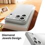 3D Kamera Schutzglas Diamant Apple iPhone 18 Pro Hart Linsen Silber