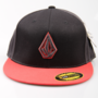 Volcom Cap 2 Stone 210 Fitted Hat Black / Red / Grey