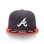 New Era Cap 59-Fifty Atlanta Braves Authentic navy/red